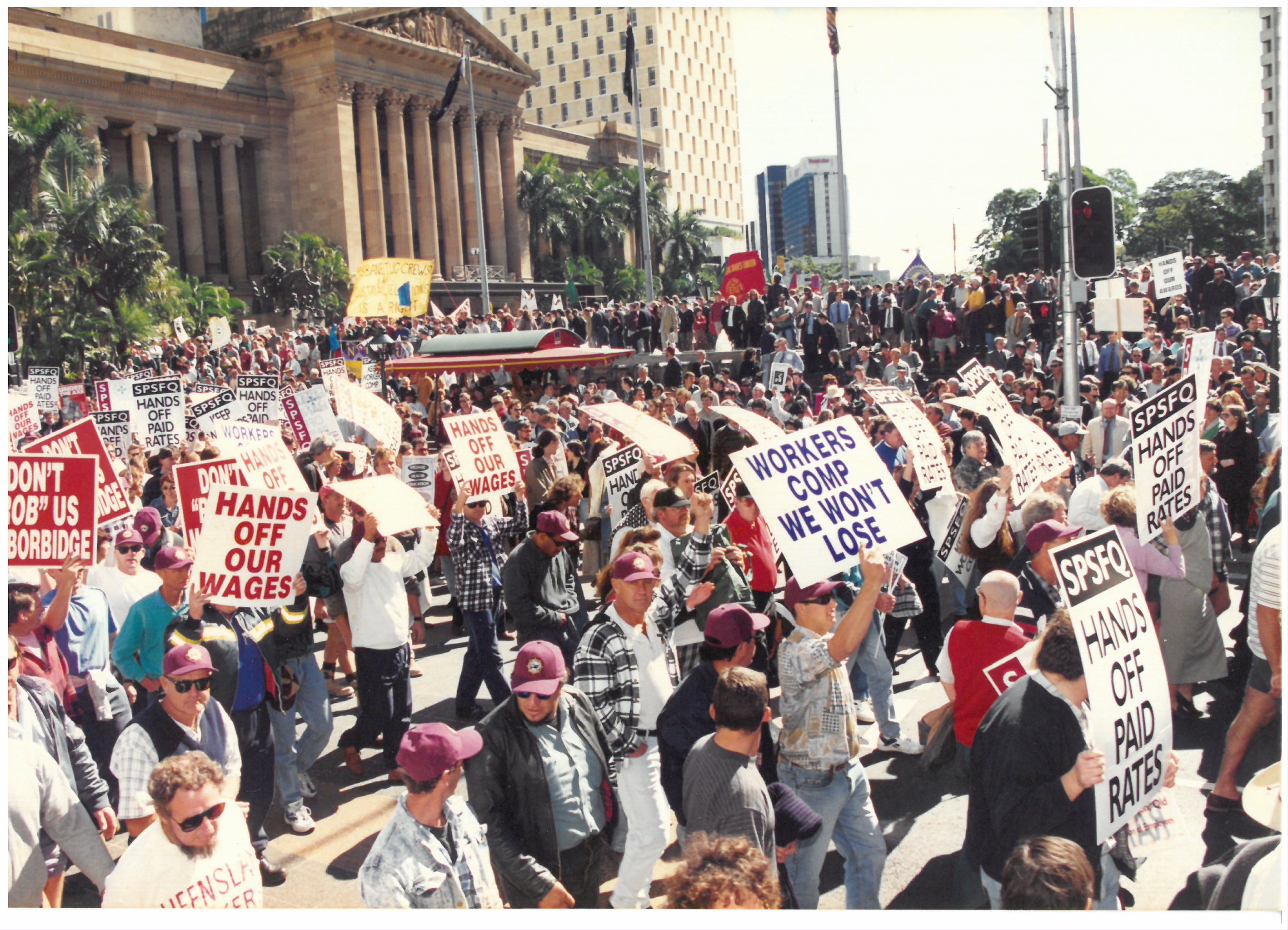 Hands off our wages rally