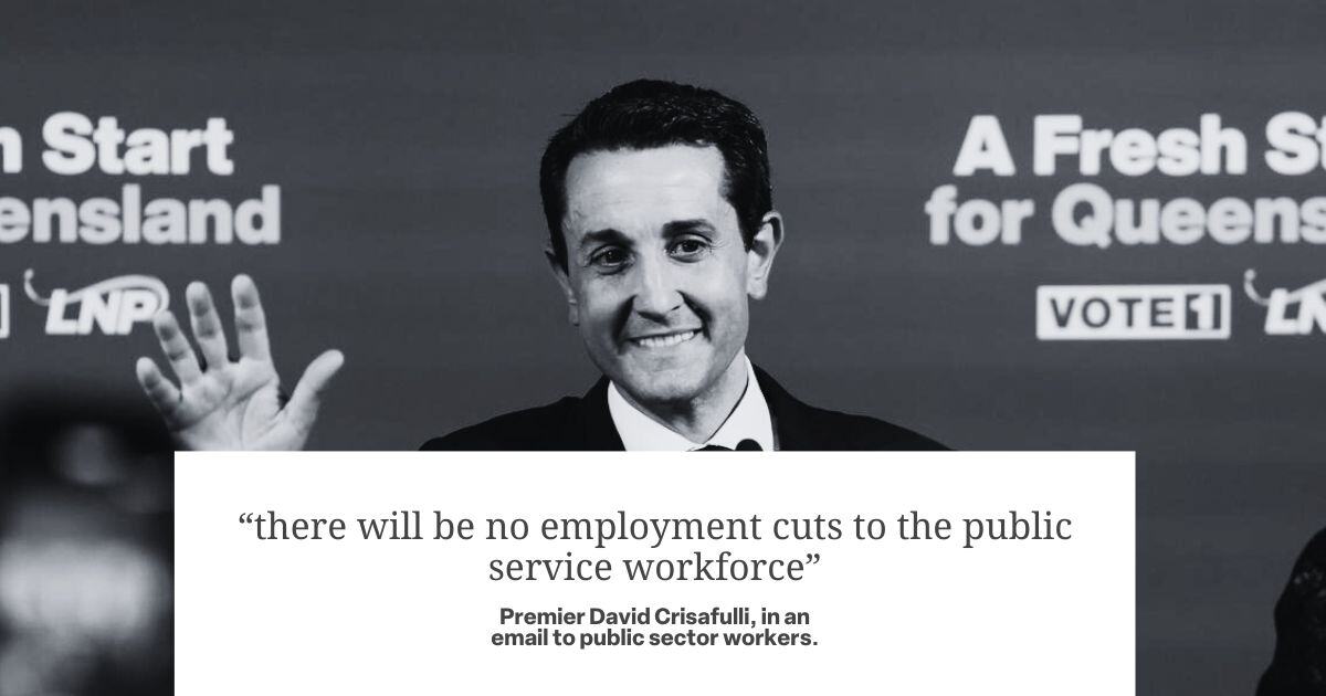 No cuts to the Public Service